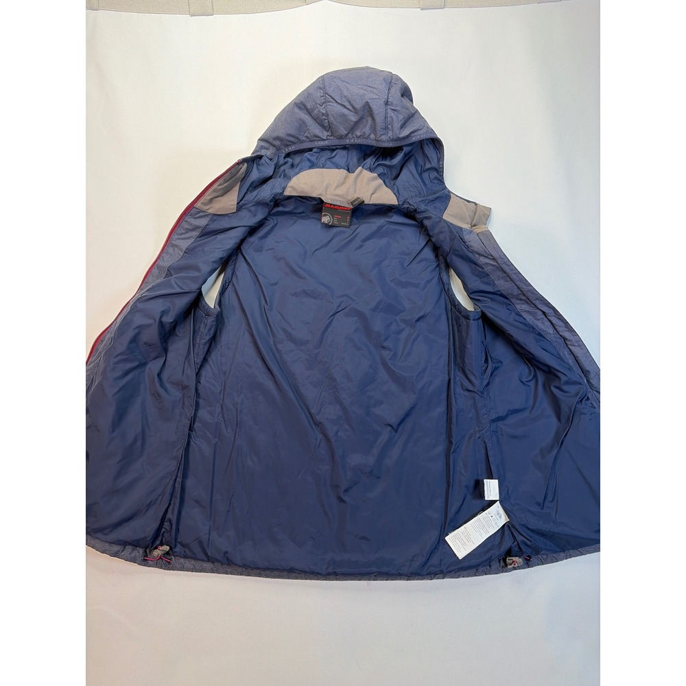 Mammut Primaloft Hooded Vest Womens Medium Blue Pink Insulated 1010-19170 - Picture 3 of 8